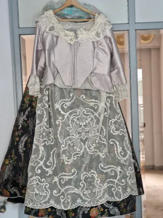 Traje de Fallera Adulta Multicolor