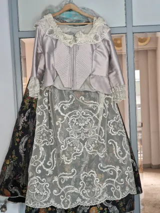 Traje de Fallera Adulta Multicolor