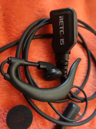 Auricular Retevis Walkie Negro