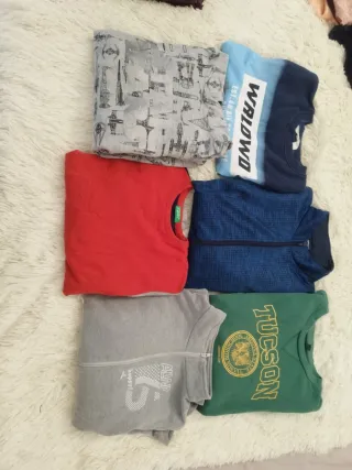 Lote de la sudadera y chaqueta