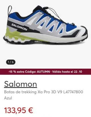 Salomon XA Pro 3D V9 Hombre Azul