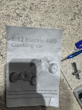 Coche RC Morado y Dorado