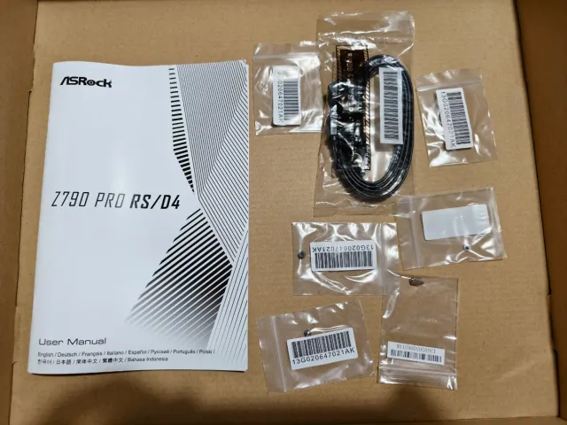 i7 12700kf + ASRock Z790 PRO RS/D4 +32gb RAM