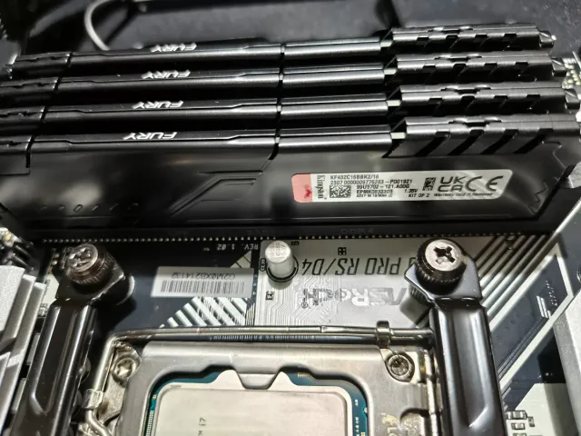 i7 12700kf + ASRock Z790 PRO RS/D4 +32gb RAM
