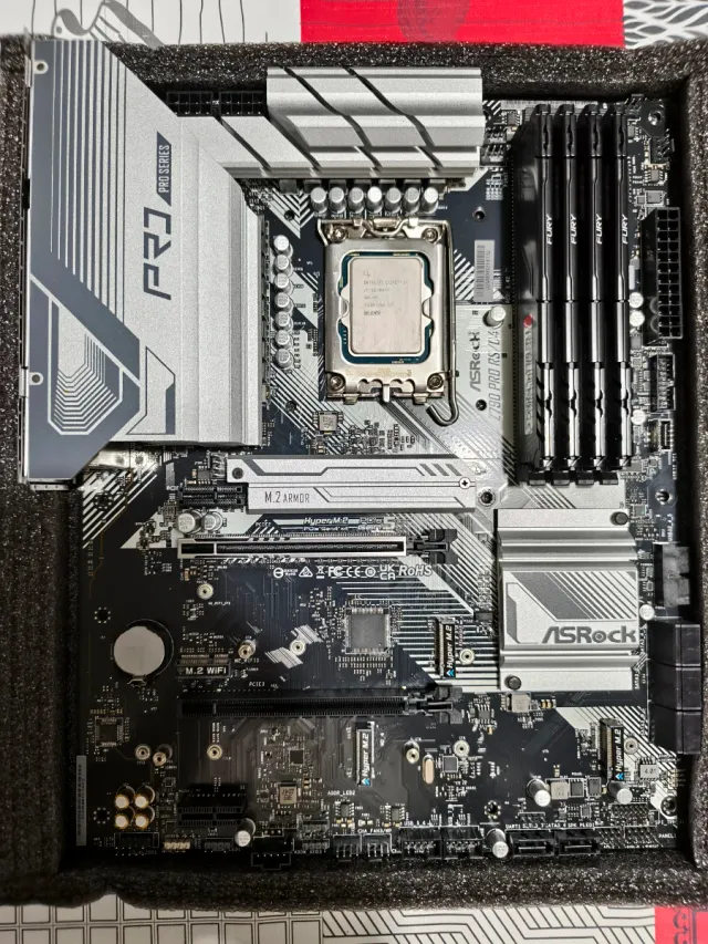 i7 12700kf + ASRock Z790 PRO RS/D4 +32gb RAM