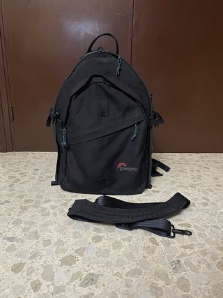 Equipo fotográfico Nikon+mochila Lowepro