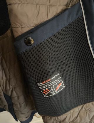 Chaquetón 3/4 azul marino