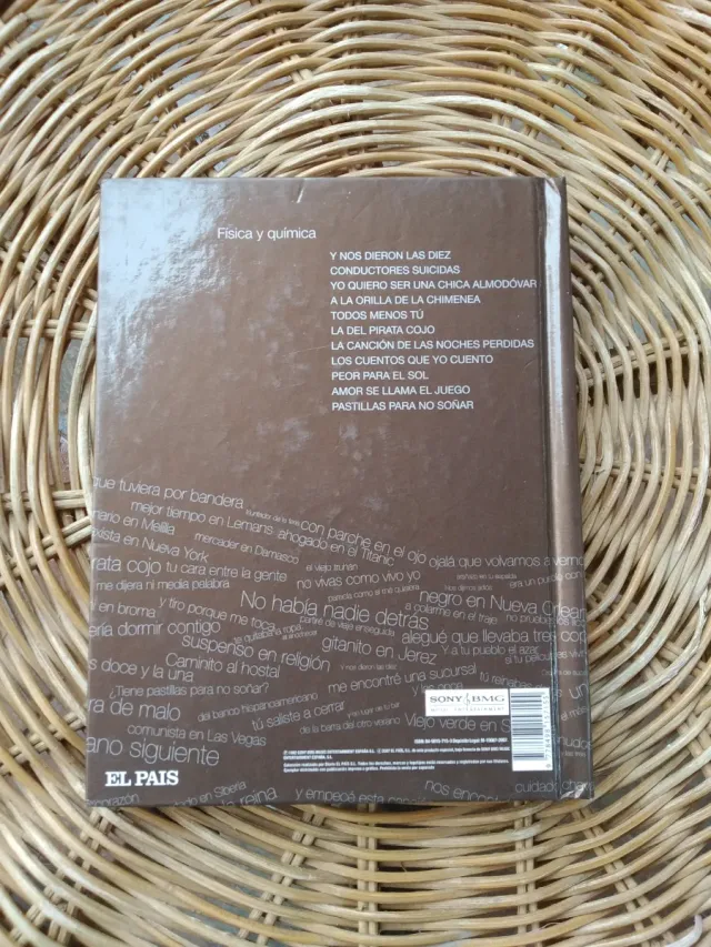 Libro-disco Joaquín Sabina: Física y química