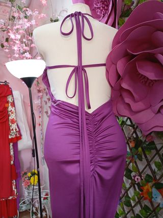 Vestido de fiesta morado nuevo