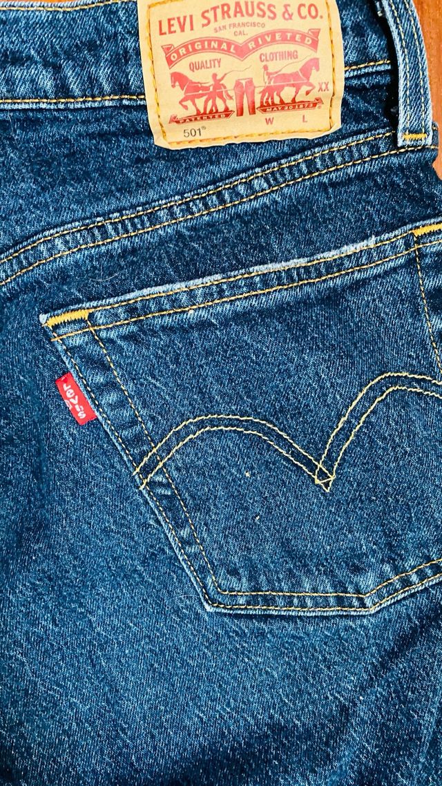 Vaqueros Levi's 501 Azules Talla W27 L30
