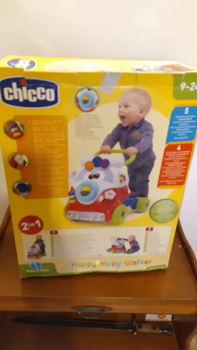 Andador  primeros pasos Chicco Happy Hippy 2 en 1