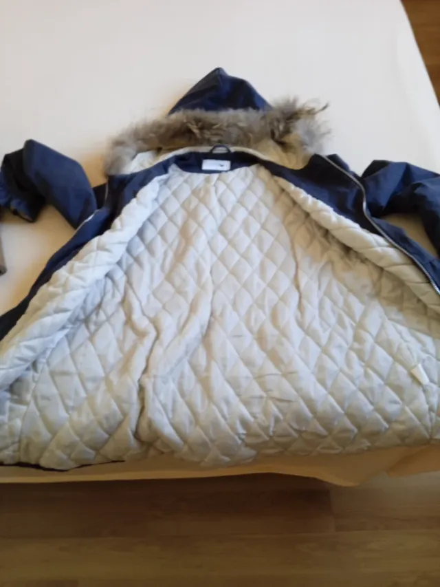 Chaqueta Puri puntos azul talla L