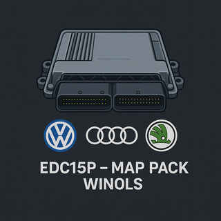 MAP PACK WinOls para centralitas BOSCH EDC15P VAG
