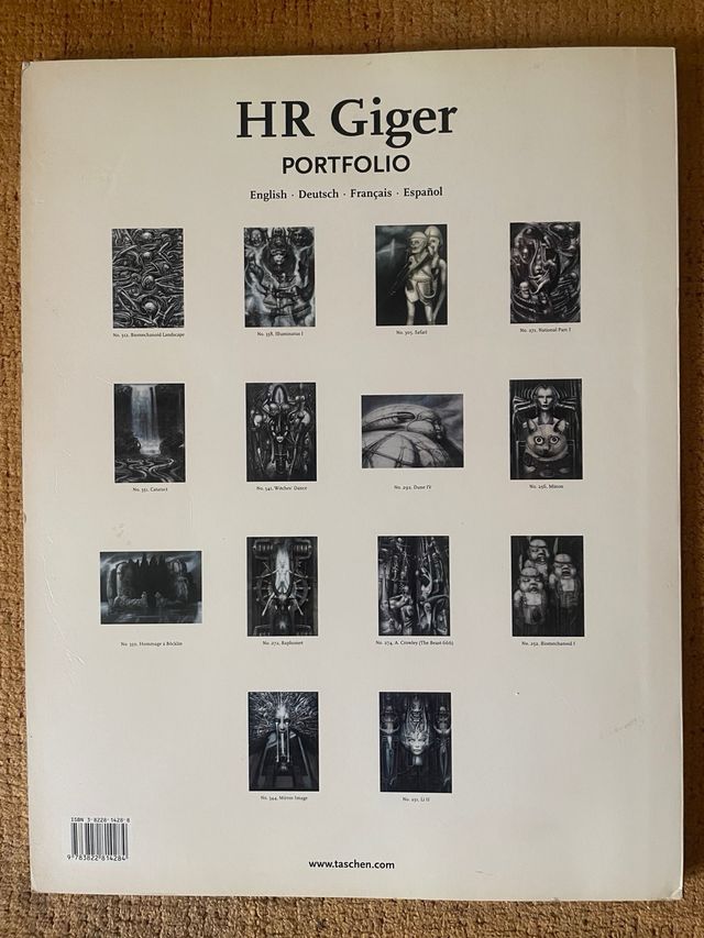 H R Giger Taschen Portfolio