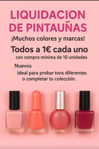 Pintauñas a 1€ promoción oferta