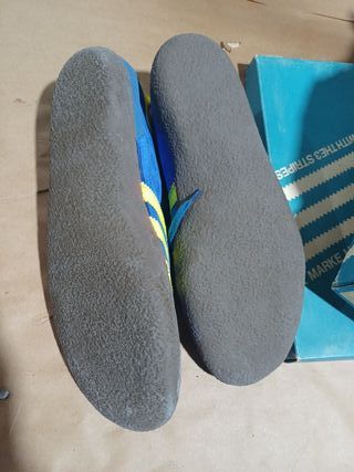 Zapatillas Adidas Running Azul y Amarillo