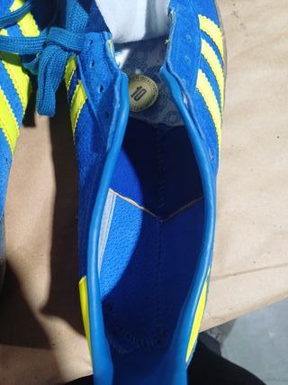 Zapatillas Adidas Running Azul y Amarillo