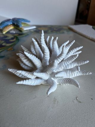 Ceramica decorativa bianca