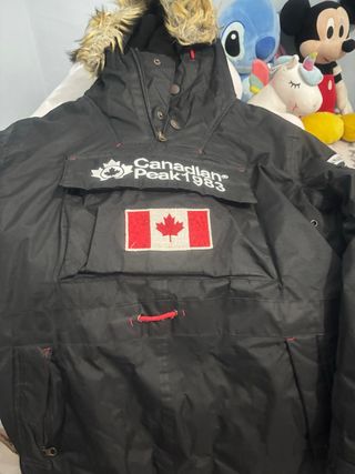 Abrigo Anorak Niño Canadian Peak Negro