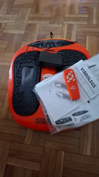Plataforma Vibratoria Vibrolegs Naranja