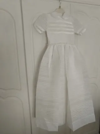 Traje Comunión Niña + Diadema y Cancán no marca