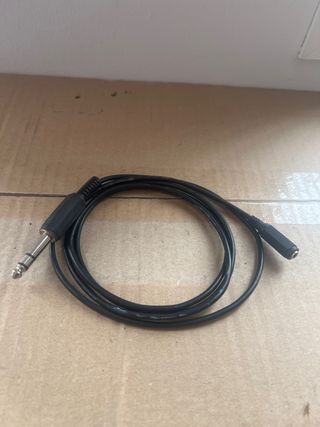 Cable Jack Macho a Minijack Hembra Negro