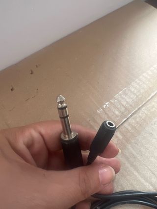 Cable Jack Macho a Minijack Hembra Negro