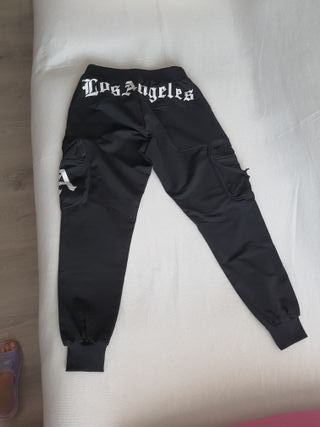 Pantalón de chándal negro talla S