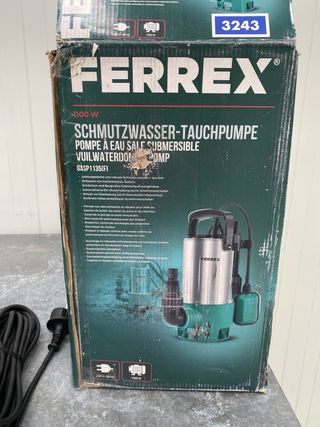 Bomba sumergible aguas sucias Ferrex