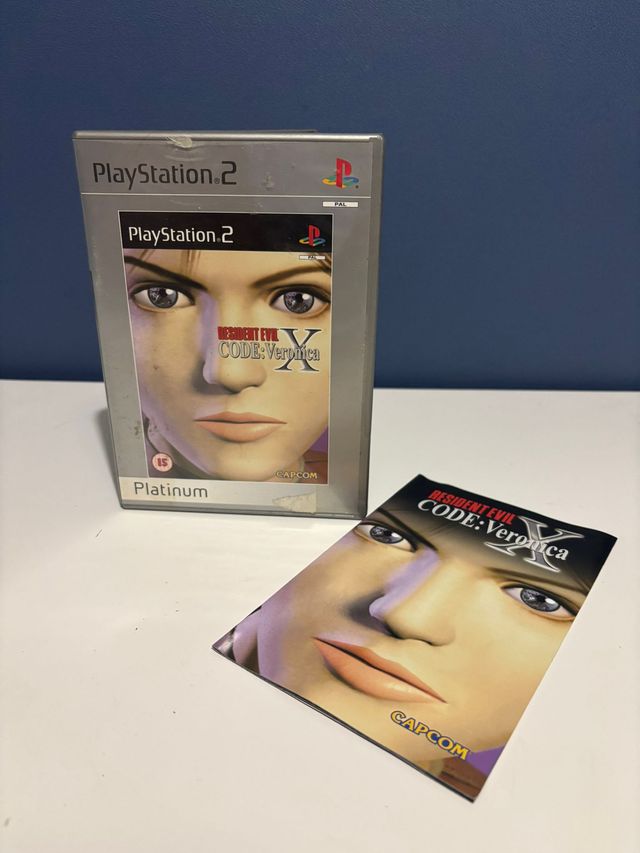 Manual y Carátula Resident Evil Code Veronica X PS