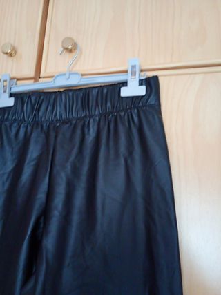 Leggings efecto piel mujer