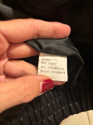 Chaqueta Biker Oversize Negra