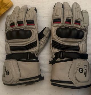 Guantes Moto Invierno Armure Beige/Negro