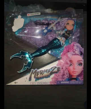 Barbie Muñeca Mermaze Riviera con Cola y Guitarra