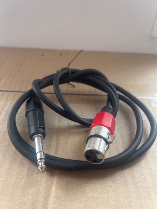 Lote de 2 Cables Jack a XLR Hembra Negro
