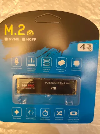 SSD NVMe 4.0 M.2 4TB