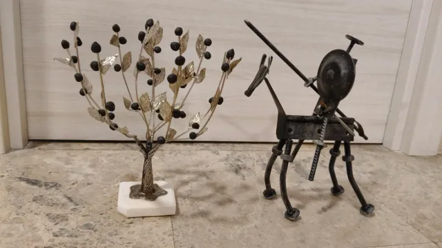 Árbol de plata y Don Quijote de hierro