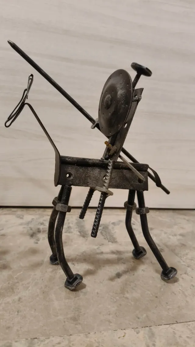 Árbol de plata y Don Quijote de hierro