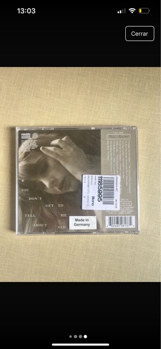 CD Taylor Swift 