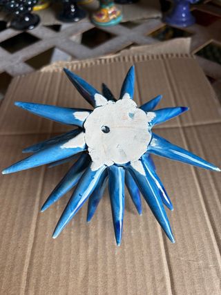 Ceramica Caltagirone Stella Blu