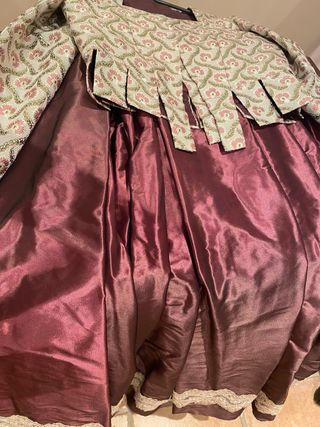 Traje de Fallera Niña 9 Años largo 89cm