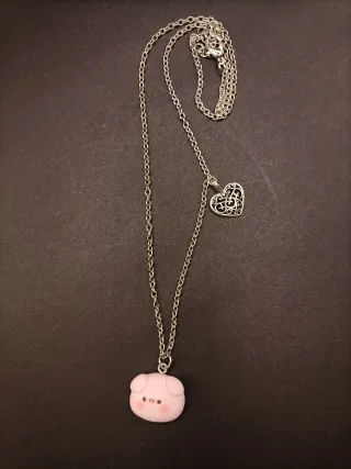 Collana maialino artigianale