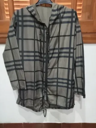 Cortavientos Cuadros Chapions League Talla Única
