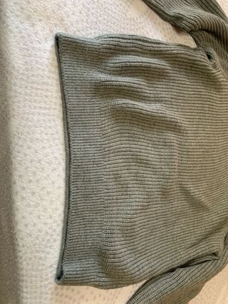 Jersey gris cuello alto