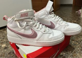 Zapatillas Nike Blancas y Rosas Mujer