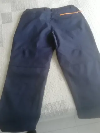 Pantalón senderismo azul y gris