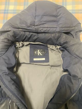 Abrigo Calvin Klein Negro/Azul