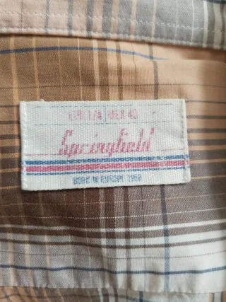 Camisa cuadros hombre Springfield T-40 