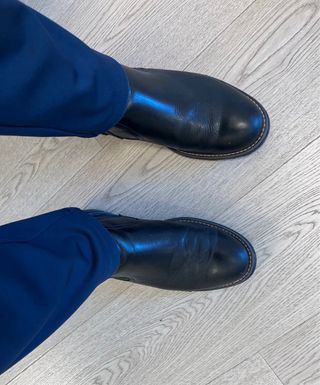 Botines Fluchos Piel Negro Talla 41