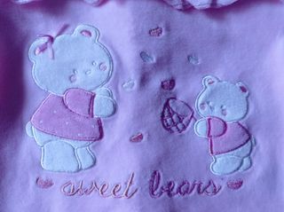 Conjunto bebé ositos rosa 6-9 meses (68 cm)